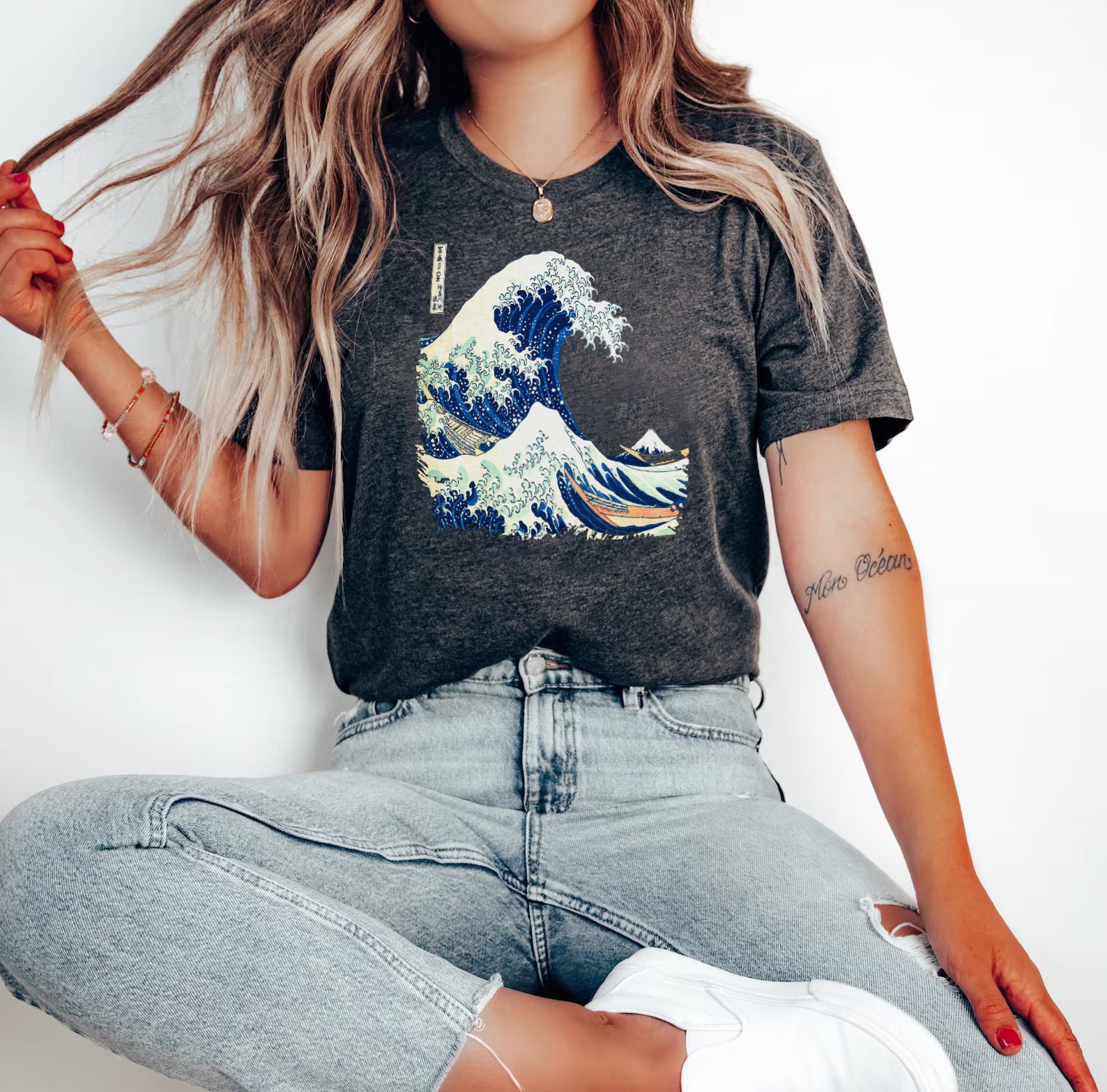 Hokusai tsunami - Etsy 日本
