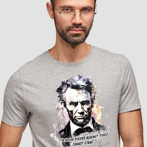 Camiseta de Abraham Lincoln: Cita histórica de Estados Unidos