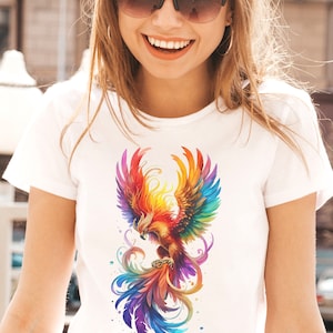 T-Shirt Feminina Elegante: Estilo e Conforto - Fênix Tshirts