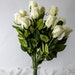 Bridal White Real Touch Open Bud Rose -realistic Artificial Flowers - Etsy