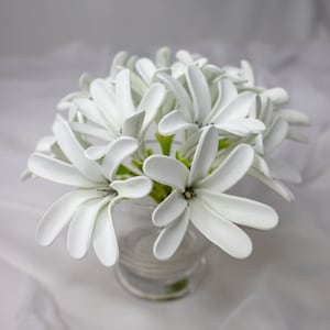 Tahitian Gardenia Flowerhead ( 6 Pack ) - Realistic Artificial Flowers
