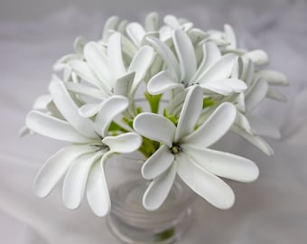 Tahitian Gardenia Flowerhead ( 6 Pack ) - Realistic Artificial Flowers