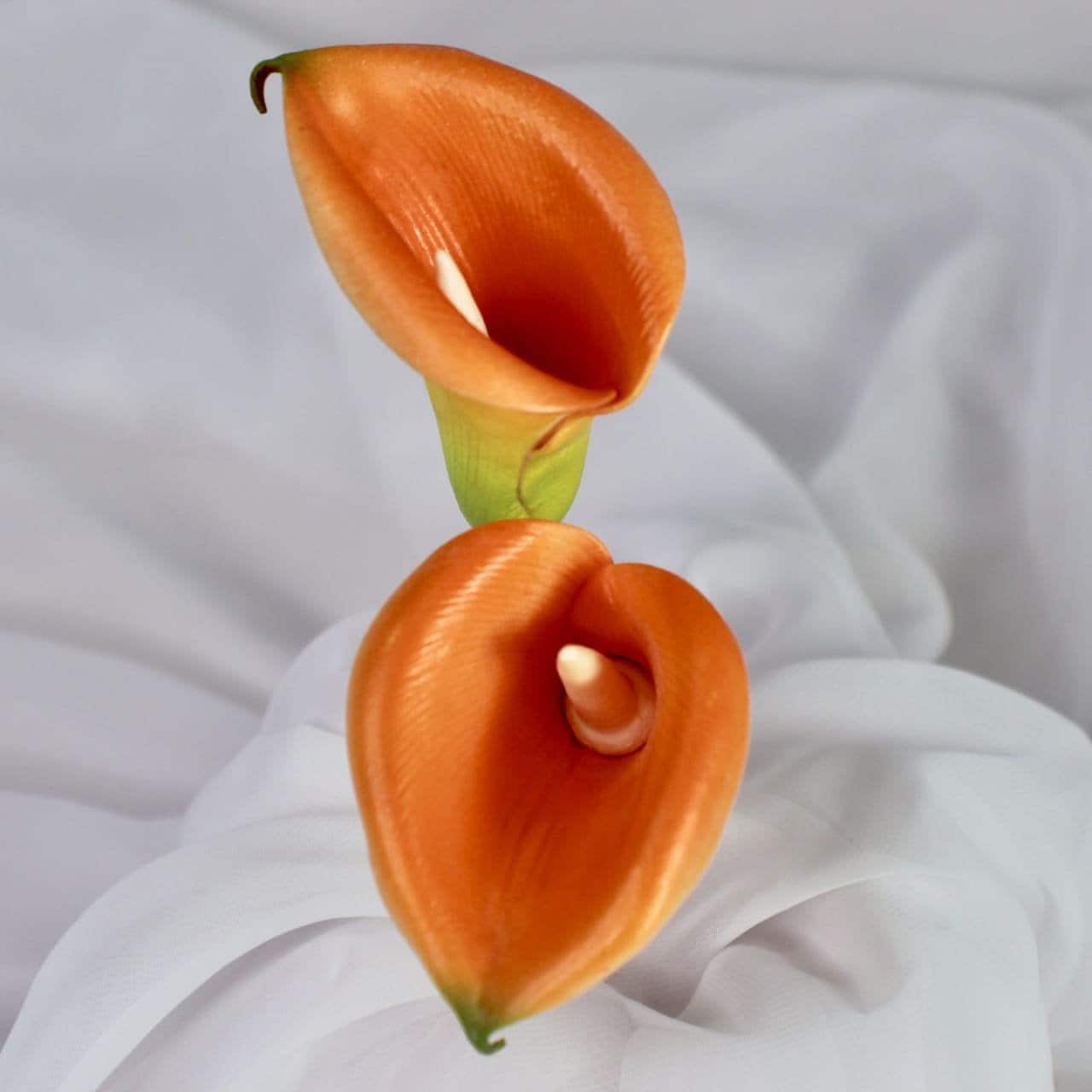 Bemalte Emaille-Haarspange Mit Kristallbesatz – Calla-Lilien-Motiv In Rot, 15 Cm, Für Festliche Frisuren
