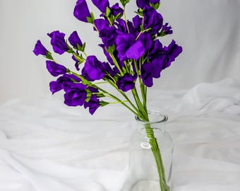 Purple Sweet Pea - Realistic Artificial Flowers