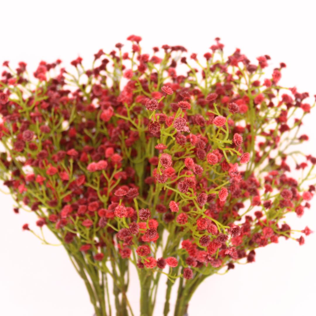 Bouquet de Gypsophile Artificielle Rose - Lot de 12 Tiges - Décoration Élégante Sans Entretien - Lytech