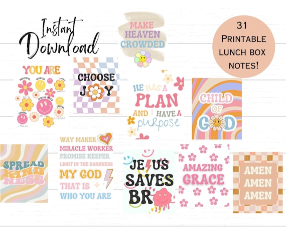 Lunchbox notes for Kids, Lunch box notes download, motivational lunch box notes, lunch box notes christian, lunch box notes for tween girls