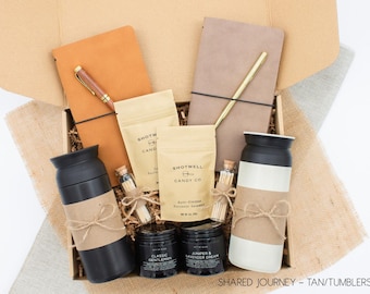Date Night Box for Couples, Tumblers, Journals, Candles, His and Hers, Anniversary, Wedding, Christmas