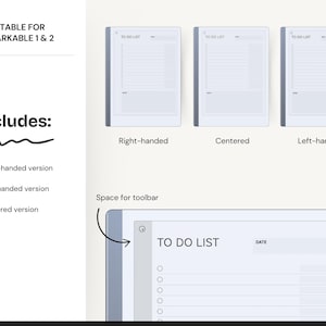To Do List Template for Remarkable 2, Checklist With Notes and Labels ...