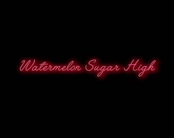 Watermelon Sugar High LED neon sign