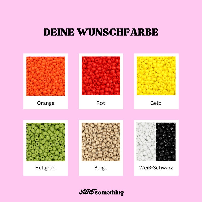 Wunschfarben, Orange, Rot, Gelb, Grün, Beige