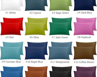 Juego de 2 fundas de cojín de algodón estilo bohemio, funda de almohada decorativa con cremallera para sofá, regalo para la decoración del hogar, almohadas personalizadas para cama, cojines suaves y lisos.