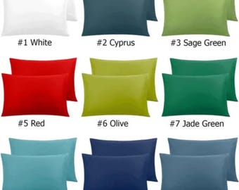 Boho Baumwoll-Kissenbezug, 2er-Set Kissenbezug, Sofakissenbezug mit Reißverschluss, Geschenk für Wohnkultur, benutzerdefinierte Bettwäschekissen, einfarbige, weiche Kissen