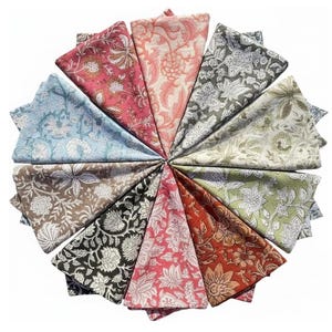 Boho Hand Block Printed Cotton Napkins | Reusable Assorted Table Linen Set