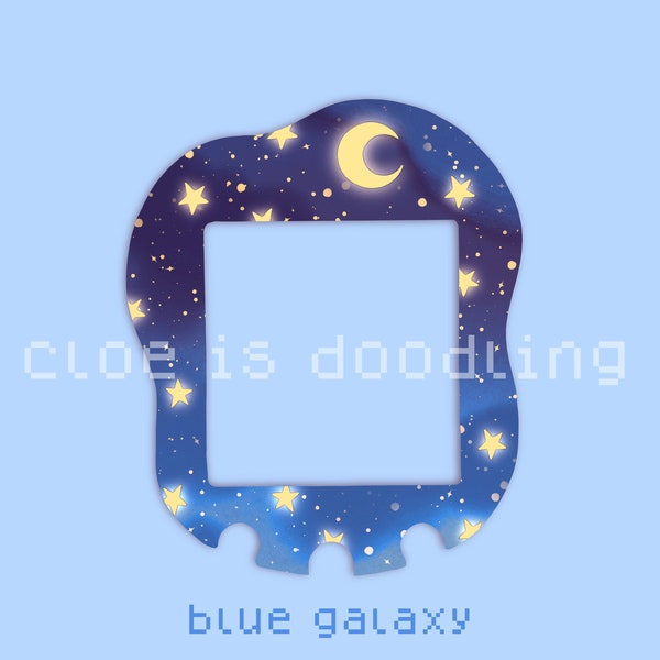 Tamagotchi Uni & Smart - Faceplate - Blue galaxy