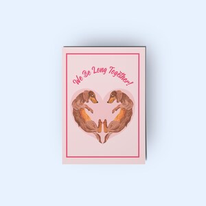 We Be Long Together! Greeting Card Handmade by Rose Line in Australia