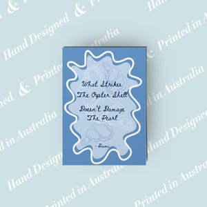 Sympathy/Loss/Tough Time Greeting Card featuring positive quote Greeting Card Handmade by Rose Line