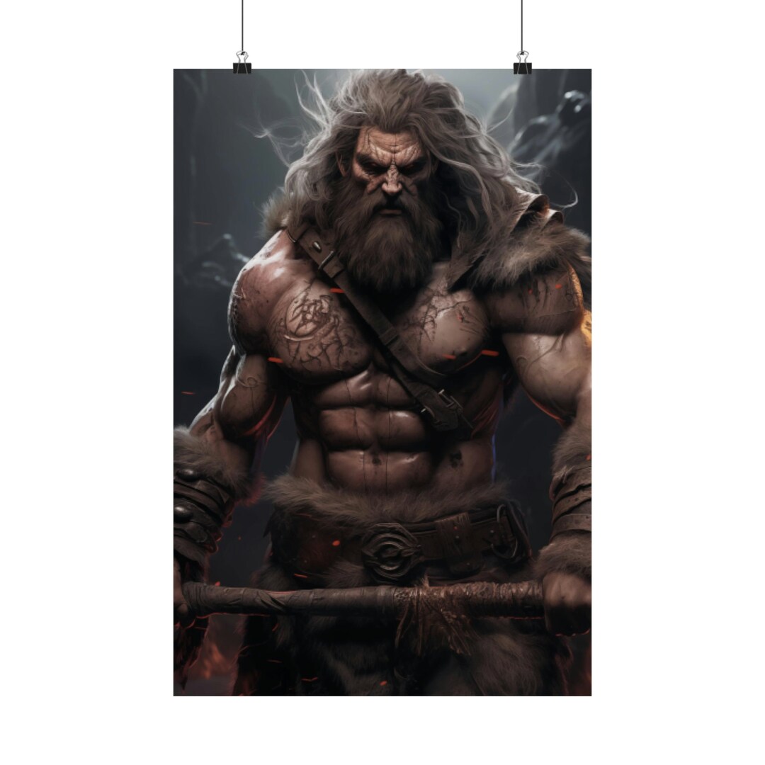 Barbarian Exemplified Indoor Wall Art Poster - Etsy