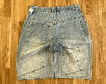 True Vintage Karl Kani Hip Hop pantalones cortos holgados Jorts ajuste suelto