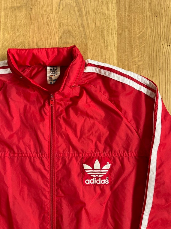 Adidas poncho windbreaker red hotsell