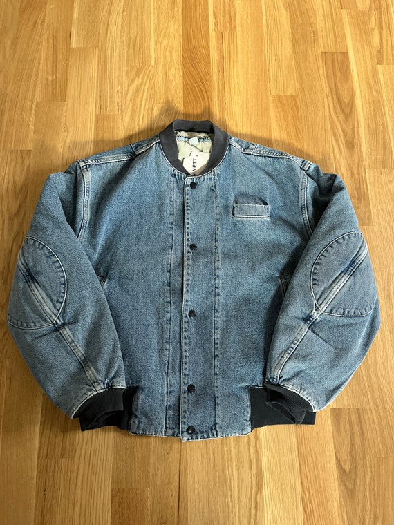 True Vintage 1980s Katharine Hamnett Jean Jacket Bomberjacket - Etsy