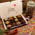 Personalized Triple Chocolate Fudge Brownies: Letterbox Gift.