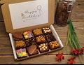 PersonalisedTriple Chocolate Fudgy Brownies – Letterbox Gift.