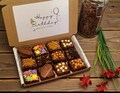PersonalisedTriple Chocolate Fudgy Brownies – Letterbox Gift.