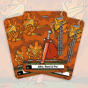 Digimon TCG - 3x Atho, René & Por Token Jesmon (3 Cartes Bundle)