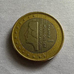 1Euro BEATRIX QUEEN 2001