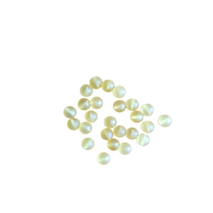 Naturally yellow frankincense round beads for jewelry making