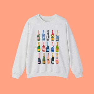 Bachelorette Sweatshirts, Alcohol Sweatshirts, Champagne Sweatshirts, Cocktail Sweatshirts, Bachelorette Merch, Champagne Oversized Crewneck