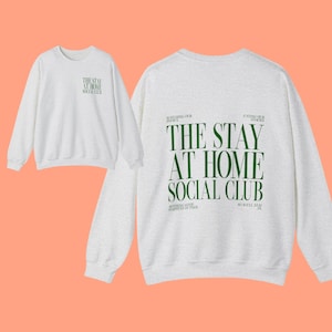 Homebody Crewneck Sweatshirt, cute sweatshirt, preppy top, girls trip tee, trendy tops, trendy hoodies, group gift ideas, gift for friend