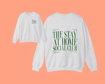 Homebody Crewneck Sweatshirt, cute sweatshirt, preppy top, girls trip tee, trendy tops, trendy hoodies, group gift ideas, gift for friend