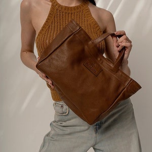 Handmade Leather Handbag, Beige Top Handle Bag, Ladies Purse, Travel Shopping Bag Hobo Carry Shoulder Bag, Multipurpose Handbag