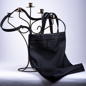 Handmade Leather Crossbody Bag, Soft Leather Campus Bag, Weekender Bag, Laptop Bag, Wedding Gift Double Handle Grocery Bag image 9