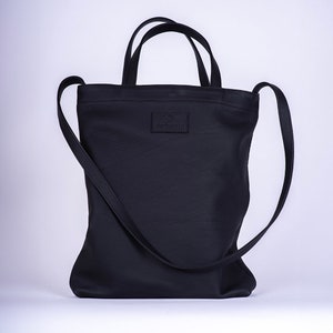 Handmade Leather Crossbody Bag, Soft Leather Campus Bag, Weekender Bag, Laptop Bag, Wedding Gift Double Handle Grocery Bag image 4