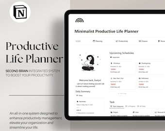 Notion Life Planner Template 2026: Second Brain All-In-One System