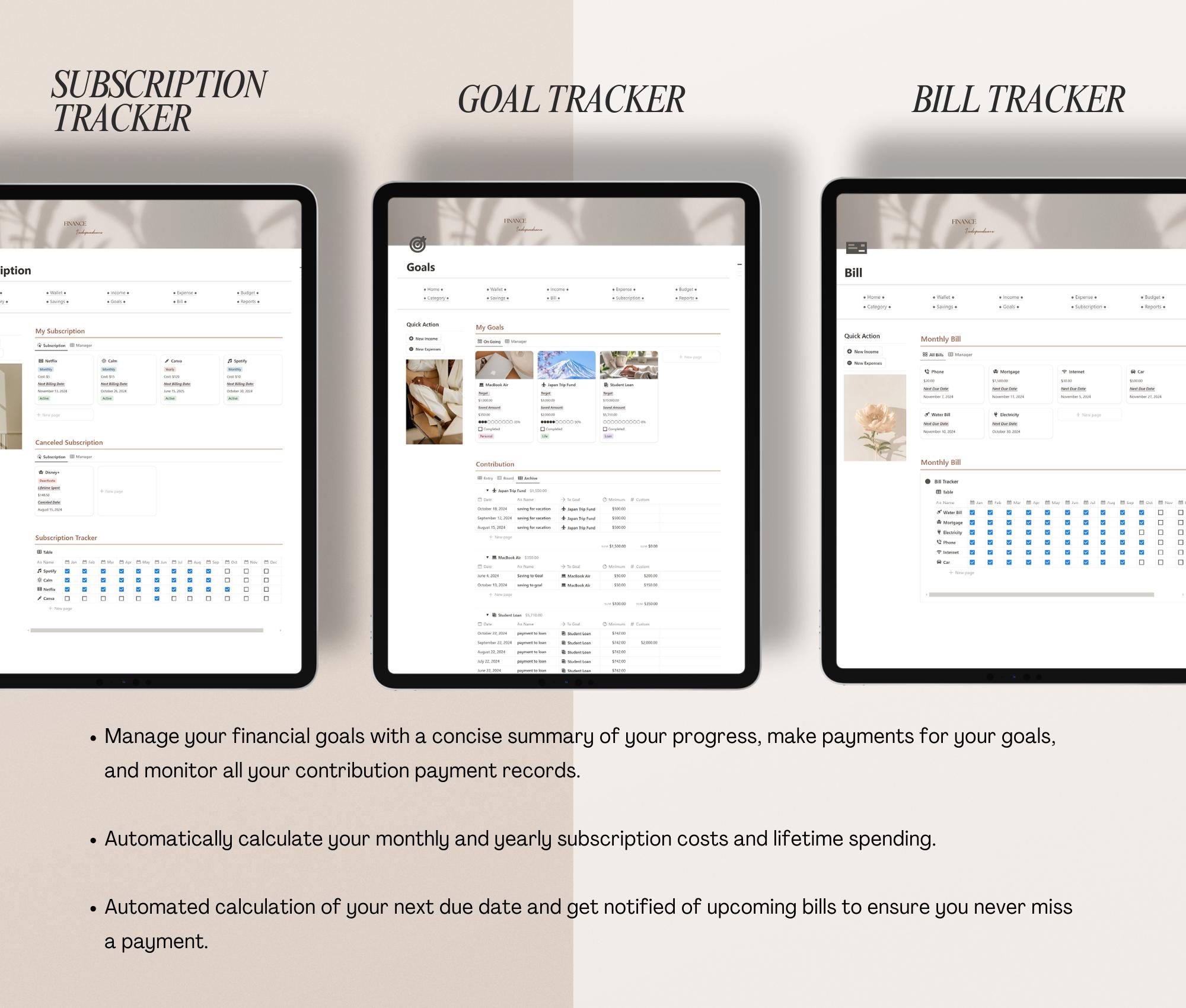 Notion 50/30/20 Budget Finance Tracker Template - Etsy