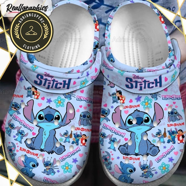 Cute Lilo And Stitch Shoes, Stitch Shoes For Men Women Kid, Stitch Shoes, Stitch Sandals, Cartoon Shoes, Cartoon Sandals, Stitch Gift