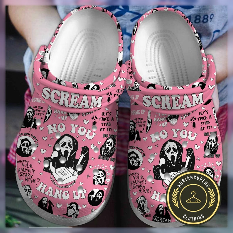 Ghostface Shoes Ghostface Sandals Scream Shoes Horror Movie Etsy