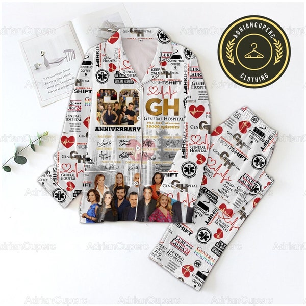 General Hospital Night Shift Pajamas Set, Tv Shows Women's Pajamas, Movie Holiday Pajamas, Pajamas Pants, Christmas Pajamas