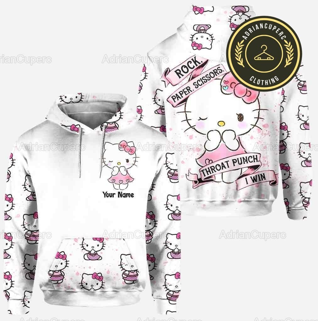 Custom Hello Kitty Hoodie, Hello Kitty Leggings, Cute Hello Kitty Shirt ...