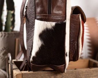 Cowhide Leather Backpack, Western Tooled Purse, Handbag - Etsy display picture 1