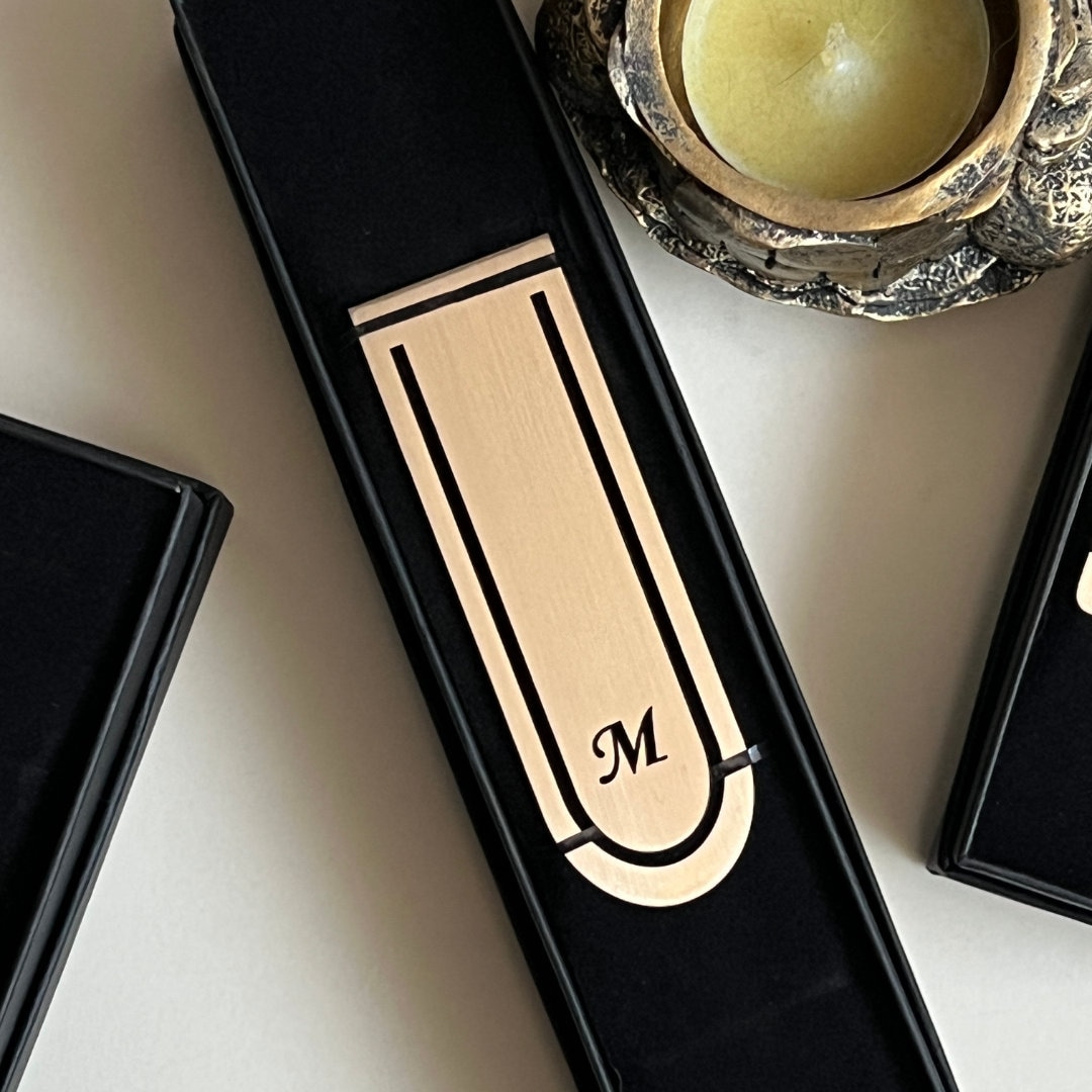 Luxurious Metal Bookmark, Personalized Bookmark, Gift for Book Lovers ...