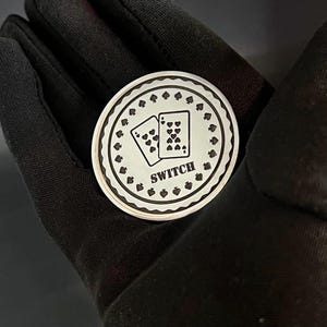 Jeton de poker personnalisé pièce de défi en métal personnalisée pièce de monnaie protecteur de carte de jeu fourniture de casino (40 mm)