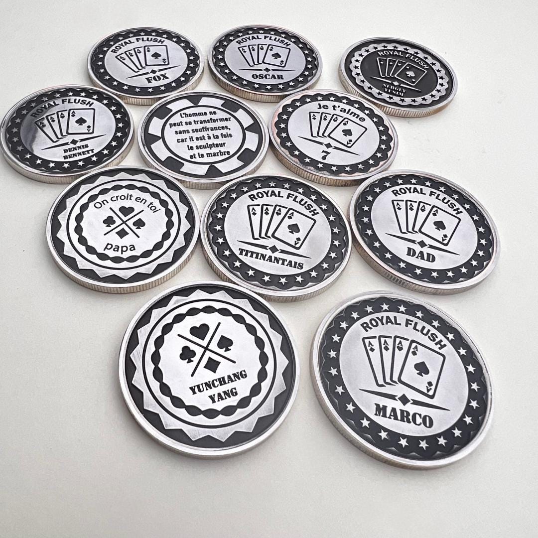 100 Jetons De Poker En Plastique Personnalisés, Logo | FindTheDeal