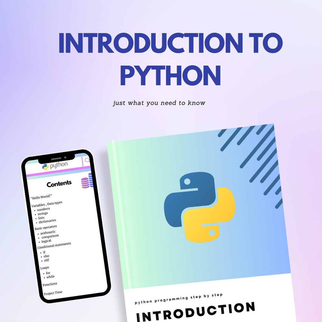 Introduction to Python E-book Projects Python Programming Guides ...
