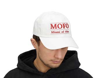 Miami of Ohio MOFO Dad Cap – Embroidered College Baseball Hat