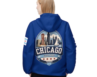 2026 Chicago Marathon Finisher Windbreaker Jacket - Marathon Celebration Gear - Badge Design