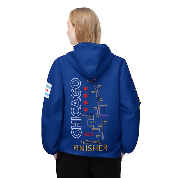 シカゴマラソン2025 フィニッシャーウィンドブレーカー：軽量